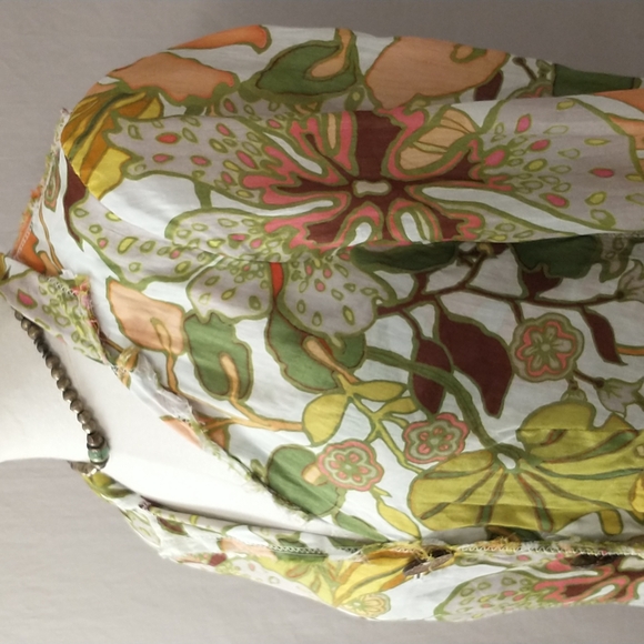 Maliparmi Wild Mod Print Lightweight Cotton Blazer Jacket Tropical Colorful Fun - Picture 2 of 14